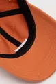 pomarańczowy Vans czapka z daszkiem bawełniana