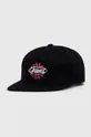μαύρο Βαμβακερό καπέλο του μπέιζμπολ Vans Unisex