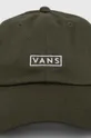 Хлопковая кепка Vans зелёный