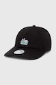 Бавовняна бейсболка Puma Skate Relaxed Low Curve бавовна чорний 025131