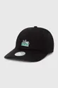 μαύρο Βαμβακερό καπέλο του μπέιζμπολ Puma Skate Relaxed Low Curve Unisex