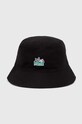 Bavlnený klobúk Puma Skate Bucket nášivka čierna 025133
