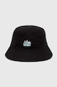 Шляпа из хлопка Puma Skate Bucket аппликация чёрный 025133