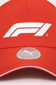 Puma czapka z daszkiem F1 025409 czerwony SS24