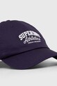 Superdry șapcă de baseball din bumbac W9010175A.ADQ bleumarin SS24