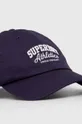 Хлопковая кепка Superdry тёмно-синий