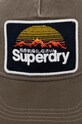 Bavlnená šiltovka Superdry W9010177A.03O zelená SS24