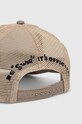 Akcesoria Superdry czapka z daszkiem W9010176A.1PC beżowy