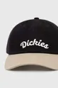 Памучна шапка с козирка Dickies KEYSVILLE CAP черен