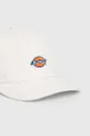 Βαμβακερό καπέλο του μπέιζμπολ Dickies HARDWICK DENIM μπεζ