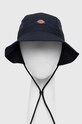 Dickies kapelusz bawełniany FISHERSVILLE BUCKET aplikacja granatowy DK0A4YPF