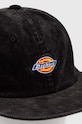 Dickies șapcă de baseball din catifea CHASE CITY CAP DK0A4YPJ negru SS24