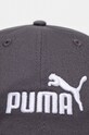 Puma czapka z daszkiem bawełniana 024357 szary AW24