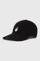 negru Puma șapcă de baseball din bumbac Downtown Low Curve Cap Unisex