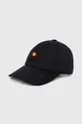 czarny Ellesse czapka z daszkiem bawełniana Marlini Cap Unisex
