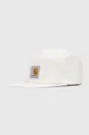 beżowy Carhartt WIP czapka z daszkiem bawełniana Backley Cap Unisex