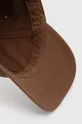 коричневий logo embroidered hood raf simons hat