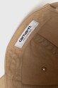 Βαμβακερό καπέλο του μπέιζμπολ Carhartt WIP Madison Logo Cap I023750.22WXX μπεζ