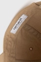 Carhartt WIP cotton baseball cap Madison Logo Cap I023750.22WXX beige