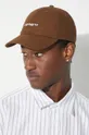 Carhartt WIP czapka z daszkiem bawełniana Canvas Script Cap Unisex