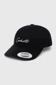 negru Carhartt WIP șapcă de baseball din bumbac Delray Cap Unisex