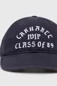 Бавовняна бейсболка Carhartt WIP Class of 89 Cap темно-синій