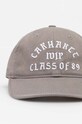 Carhartt WIP cotton baseball cap Class of 89 Cap I033215.23RXX gray SS24