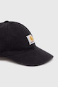 Akcesoria Carhartt WIP czapka z daszkiem bawełniana Icon Cap I033359.89XX czarny