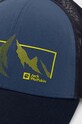 Akcesoria Jack Wolfskin czapka z daszkiem Brand 1911242 granatowy