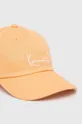 Bombažna bejzbolska kapa Karl Kani oranžna