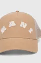 Karl Kani czapka z daszkiem beżowy