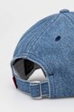 Akcesoria Levi's czapka z daszkiem bawełniana D7827.0001 niebieski