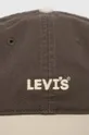 Bombažna bejzbolska kapa Levi's zelena