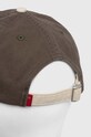 Akcesoria Levi's czapka z daszkiem bawełniana D7946.0002 zielony