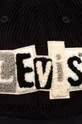 Bombažna bejzbolska kapa Levi's črna