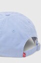 Akcesoria Levi's czapka z daszkiem bawełniana D7917.0005 niebieski