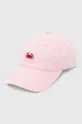ροζ Βαμβακερό καπέλο του μπέιζμπολ Levi's Unisex