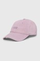 Levi's czapka z daszkiem bawełniana bawełna fioletowy D7943.0002