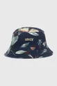 σκούρο μπλε Βαμβακερό καπέλο Levi's Unisex