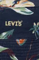 Bavlnený klobúk Levi's tmavomodrá
