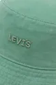 Βαμβακερό καπέλο Levi's πράσινο