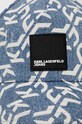 Karl Lagerfeld Jeans czapka z daszkiem jeansowa 241J3401 niebieski SS24