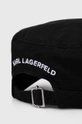 Accessori Karl Lagerfeld berretto da baseball in cotone 241W3406 nero