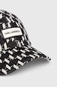 Karl Lagerfeld czapka z daszkiem 241W3409 czarny SS24
