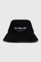 čierna Bavlnený klobúk Karl Lagerfeld Unisex