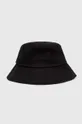 Λινό καπέλο Gant μαύρο