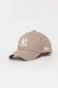béžová Bavlněná baseballová čepice New Era NEW YORK YANKEES Unisex