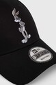 New Era czapka z daszkiem bawełniana 60435088 czarny SS24