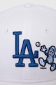 Bavlněná baseballová čepice New Era LOS ANGELES DODGERS 60435123 bílá SS24