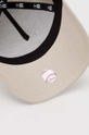 beige New Era berretto da baseball in cotone